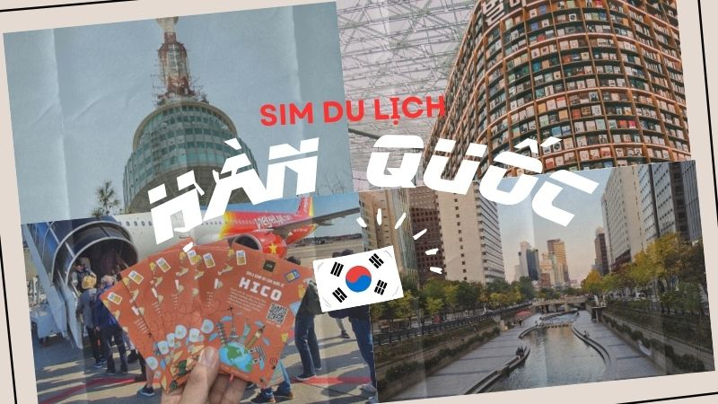 SIM du lịch Hàn Quốc